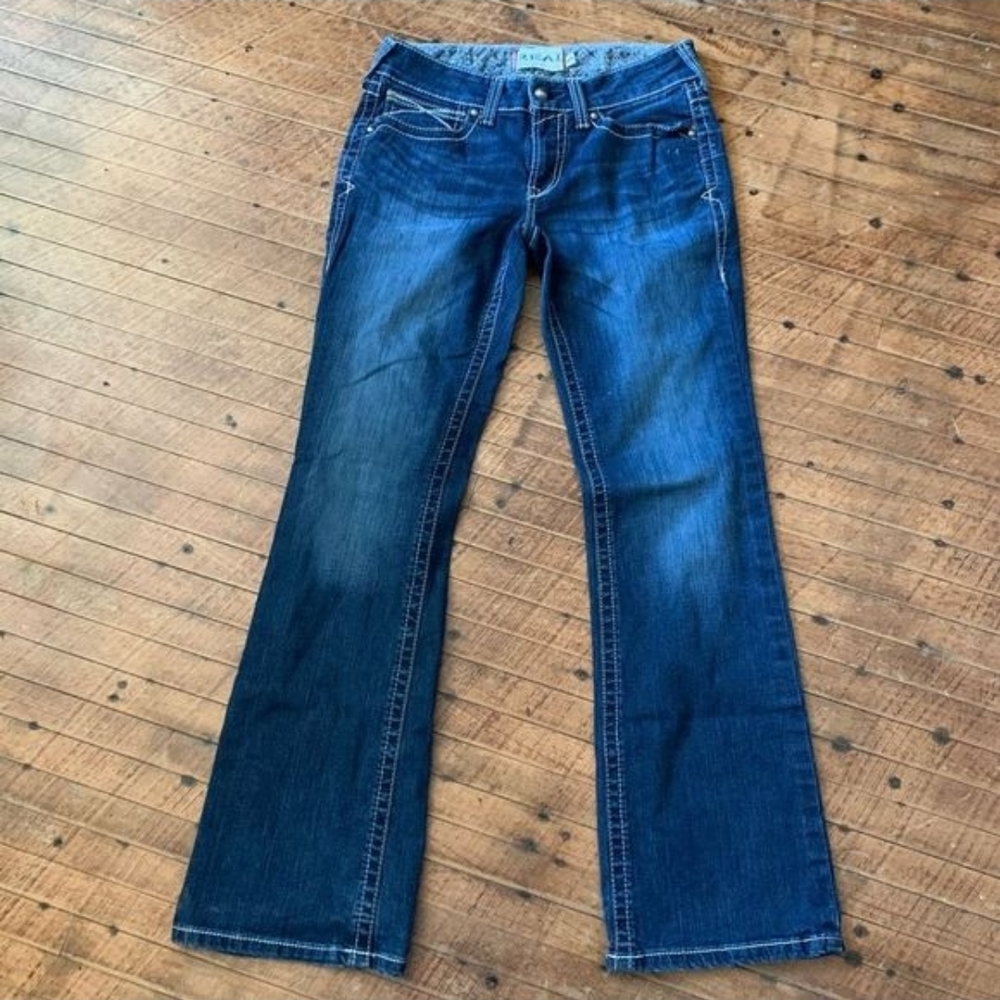 Women’s Blue Bootcut Jeans - Picture 2 of 6